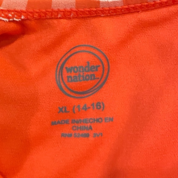 Wonder Nation Girls Gingham Swim Suit - Picture 6 of 6